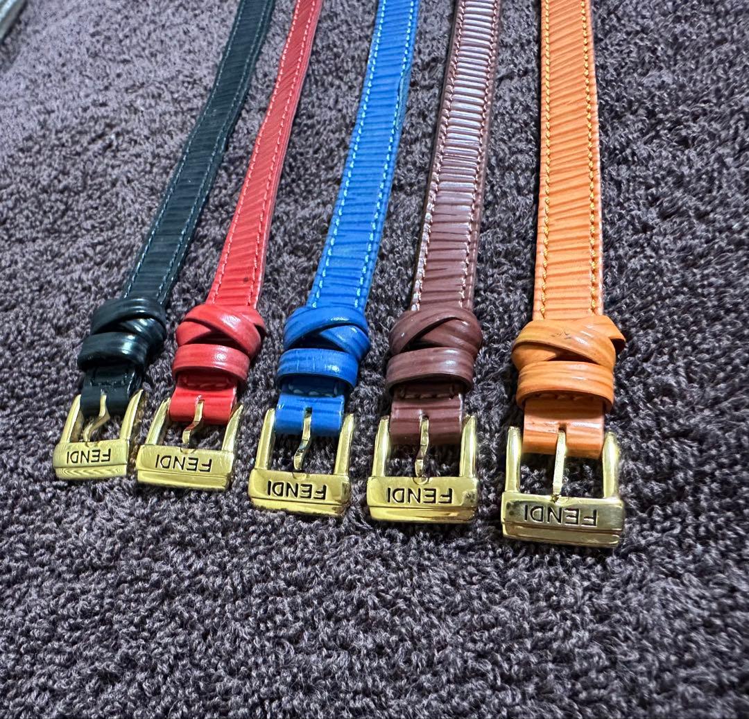 FENDI カメレオン チェンジベルト 5本 レディース 美品