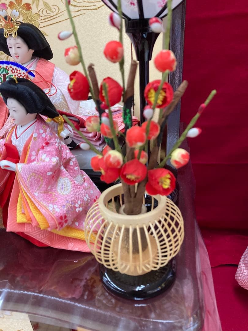 東京久月作　収納型2人飾り