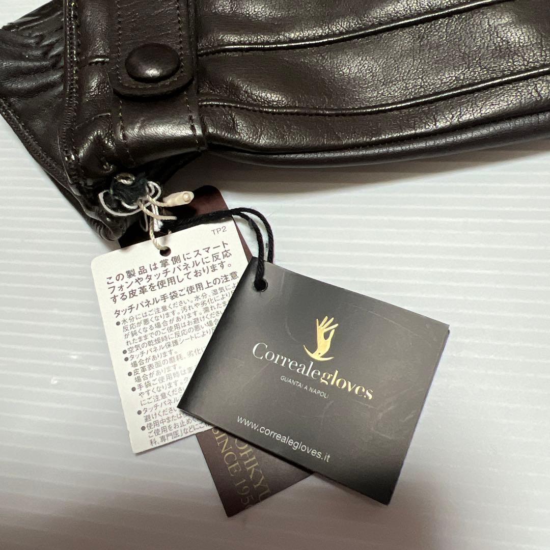 Correalglovesコレアーレグローブ 高級羊革 手袋 スマホ対応カシミヤ