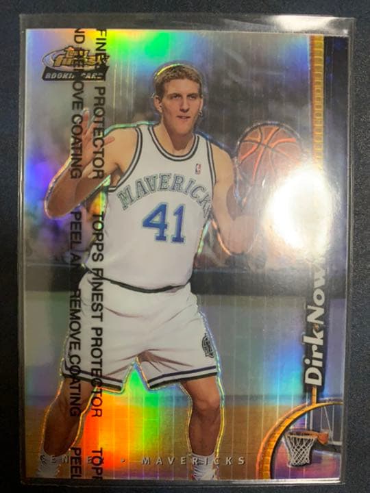 その他 NBA Finest Refractor Dirk Nowitzki RC