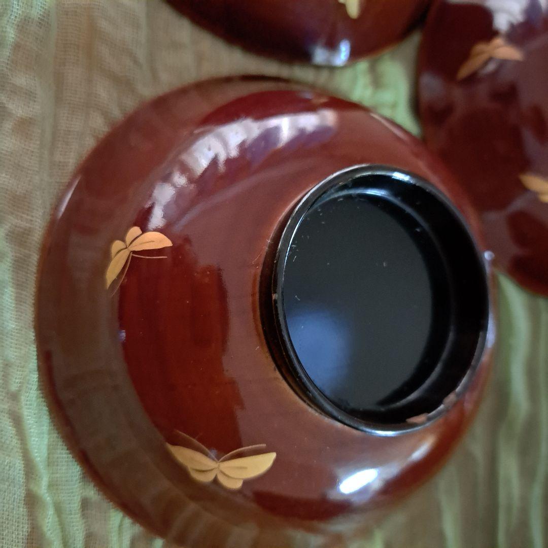 輪島塗のお椀3脚