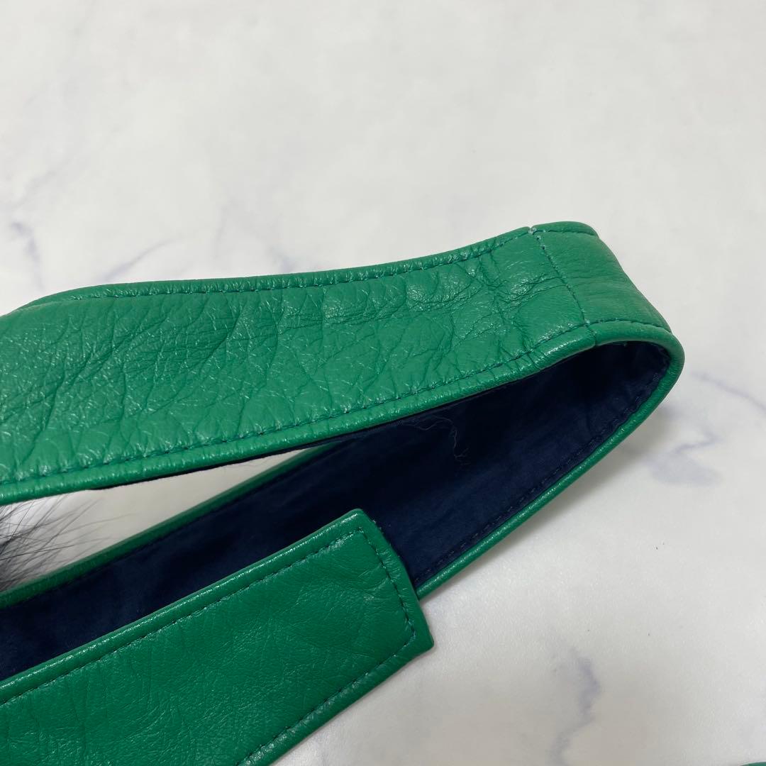 LUDLOW ラドロー　ファー　トートバッグ　グリーン ハンドバッグ