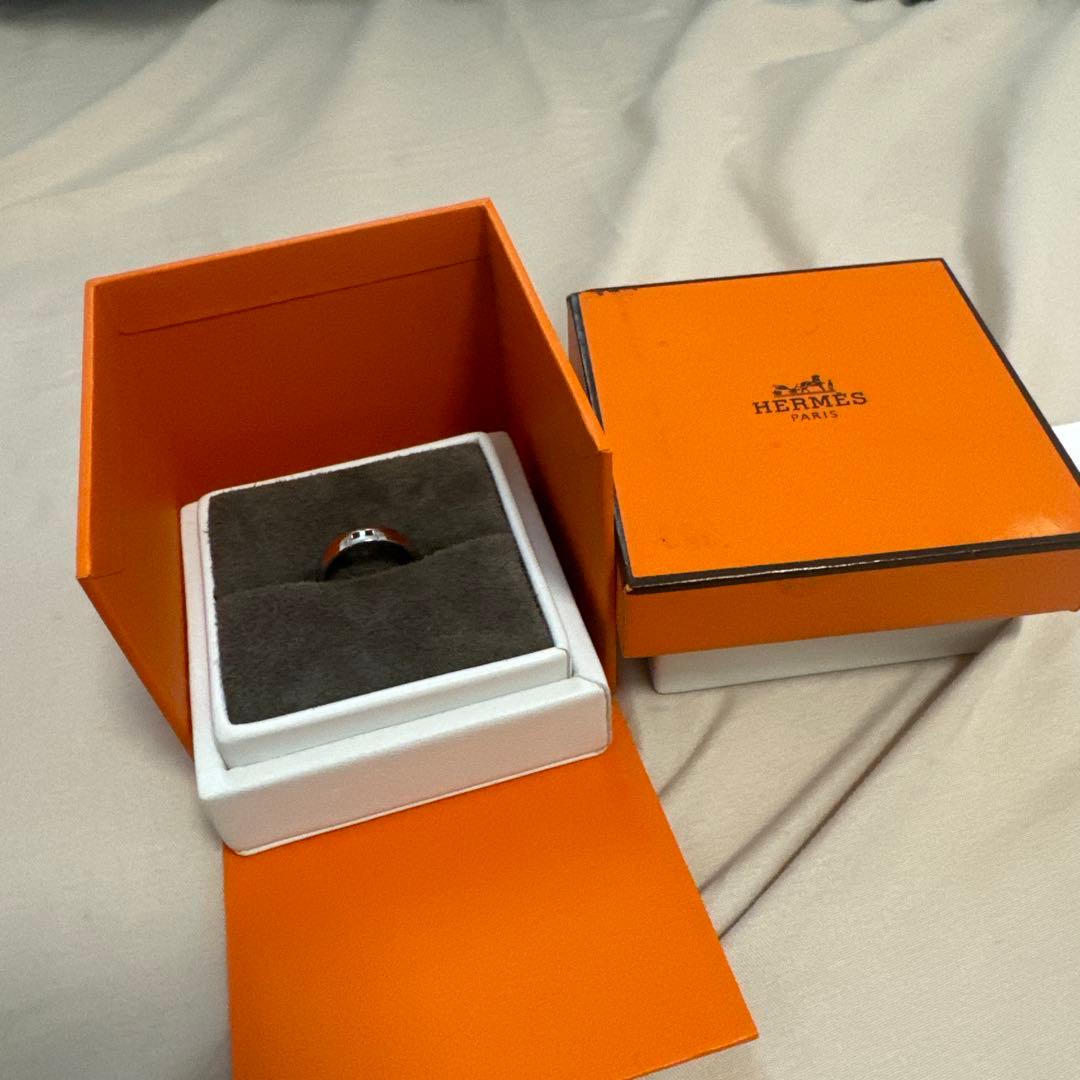 ザキ様　K18WG HERMES エルメス エヴァー ヘラクレス　リング保証書