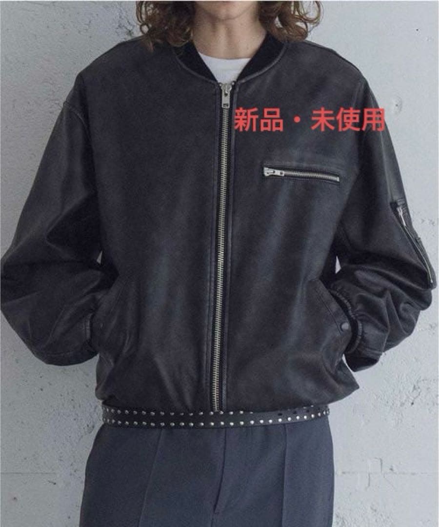 monkey time レザーライク　ボンバージャケット