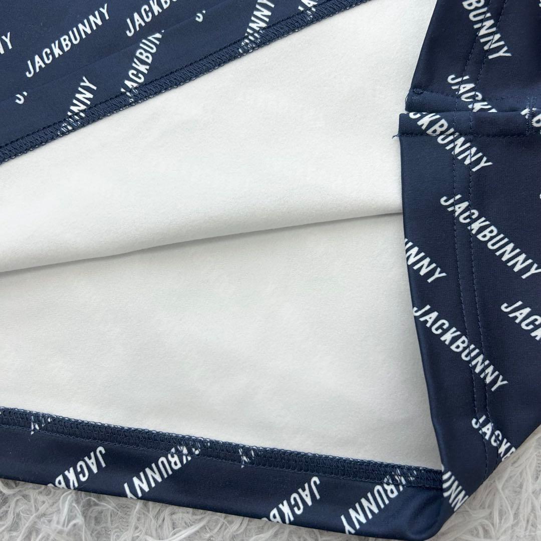 おまとめ　新品　ジャックバニー　モックネック　長袖シャツ　裏起毛　総柄　ネイビー