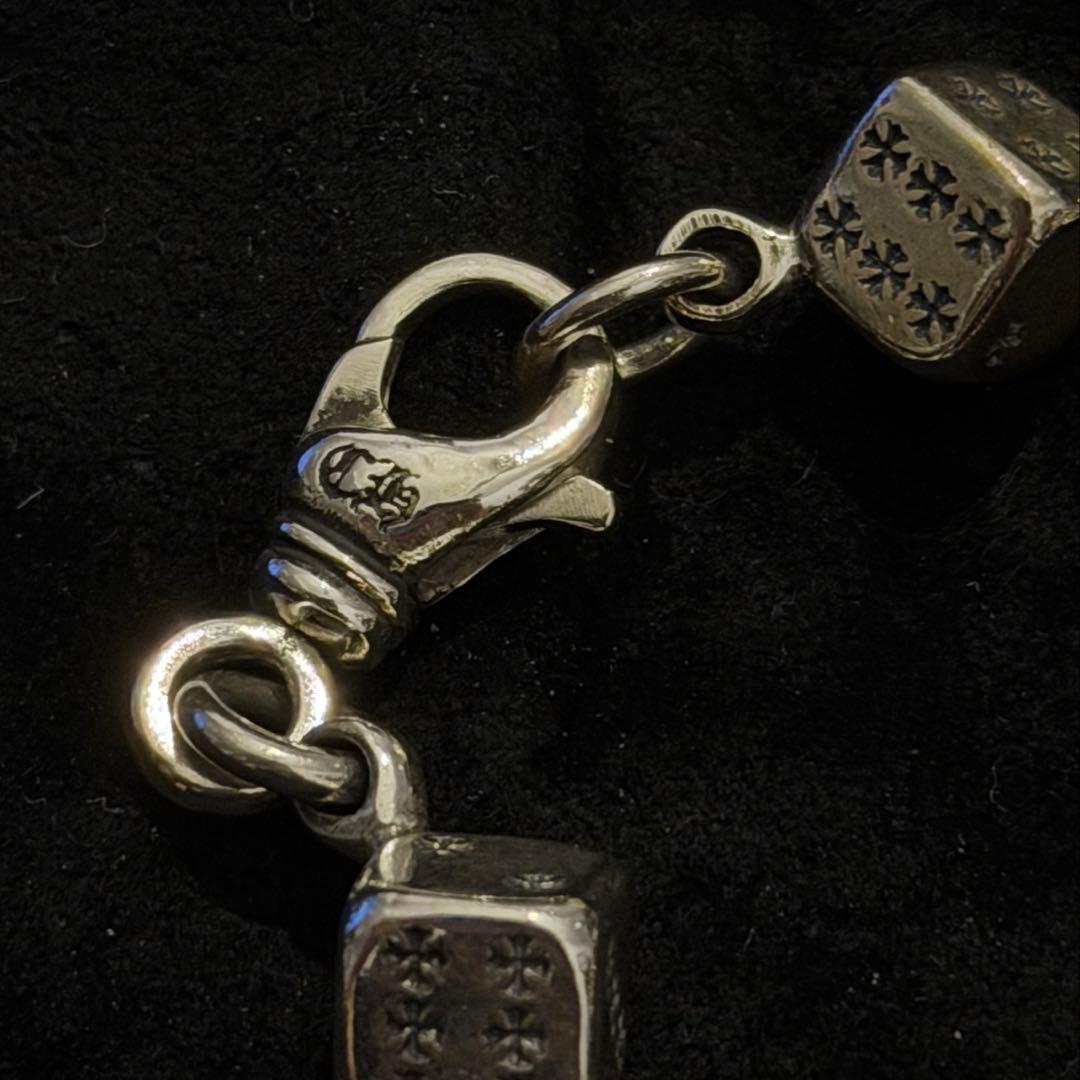 レア 新品 CHROME HEARTS ダイス サイコロ ブレスレット