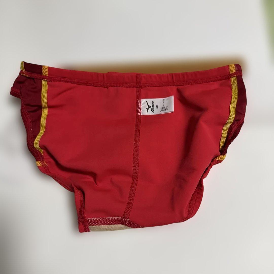 競パン Mizuno 競泳水着 3XL レッド N2JBZA9888