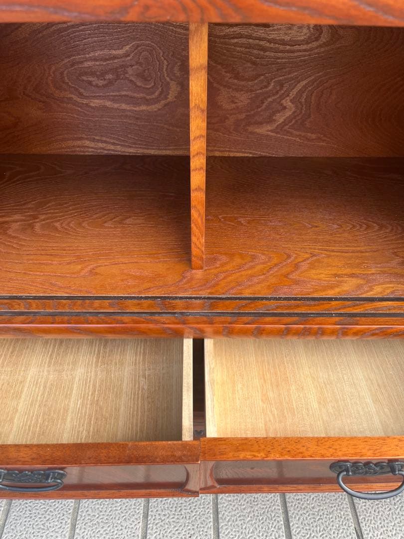 昭和レトロ　和箪笥　茶箪笥　食器棚　古家具　アンティーク　古民具　キャビネット