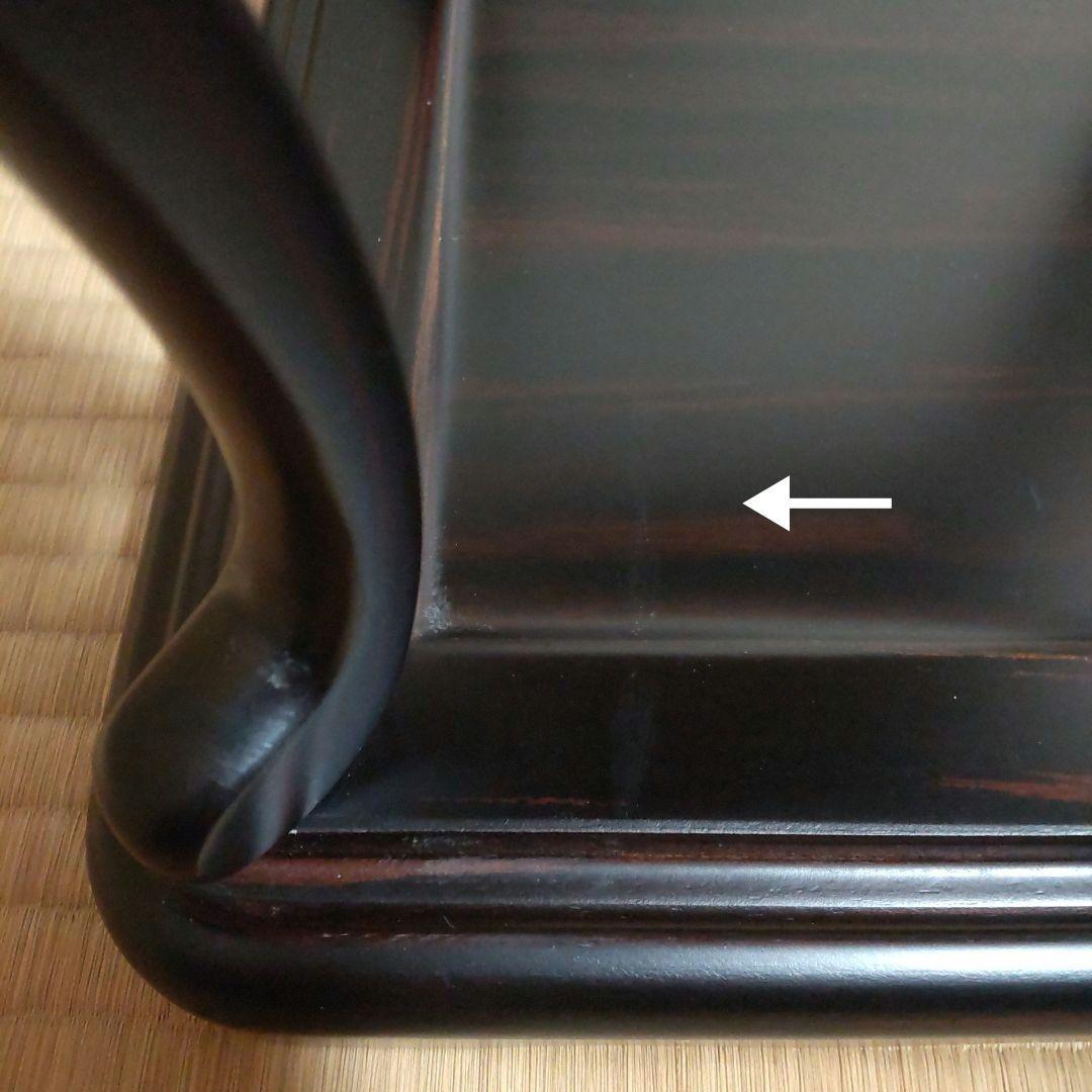 唐木 黒檀 高卓 透かし彫り唐木台 香炉台 花台 飾台