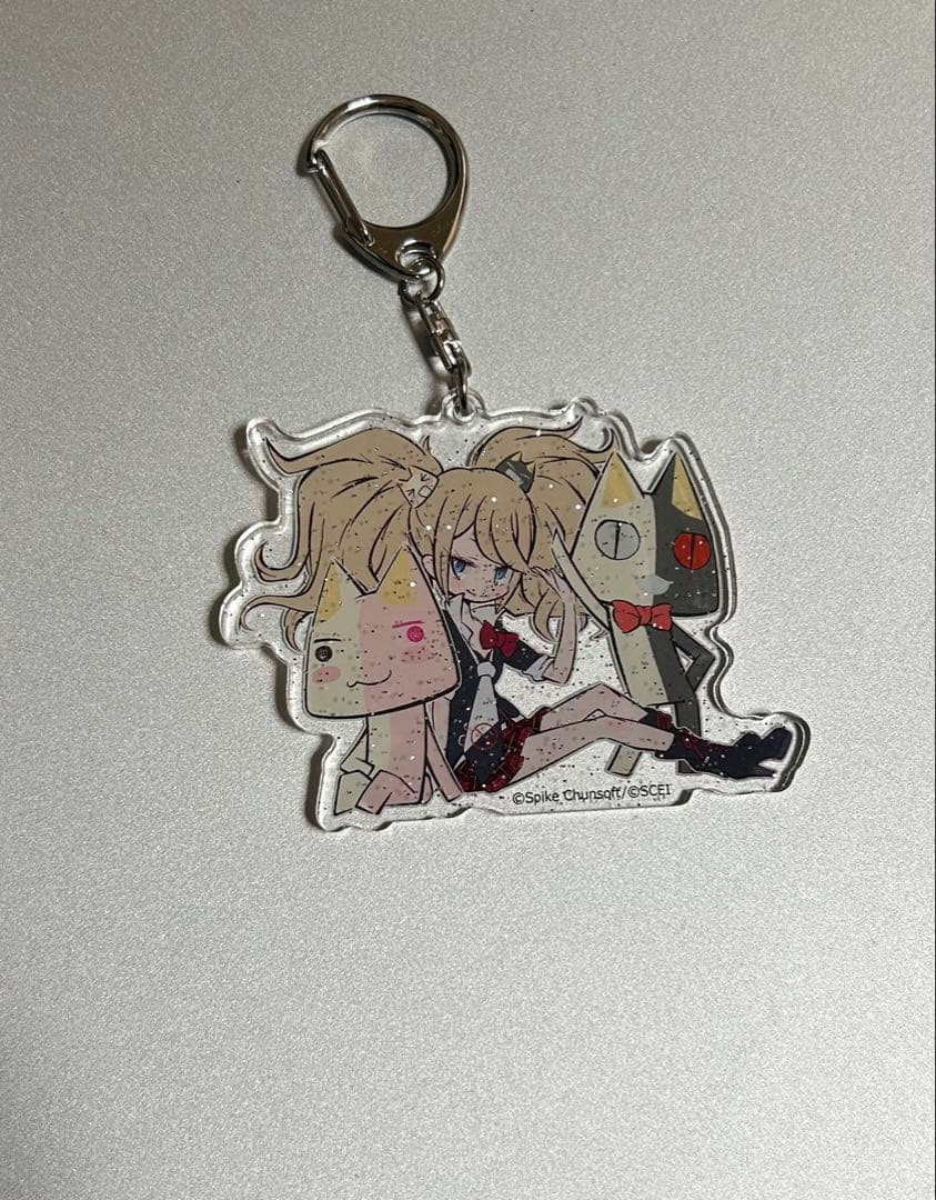 ダンガンロンパ どこでもいっしょ 江ノ島盾子 トロ クロ キラリックキーホルダー