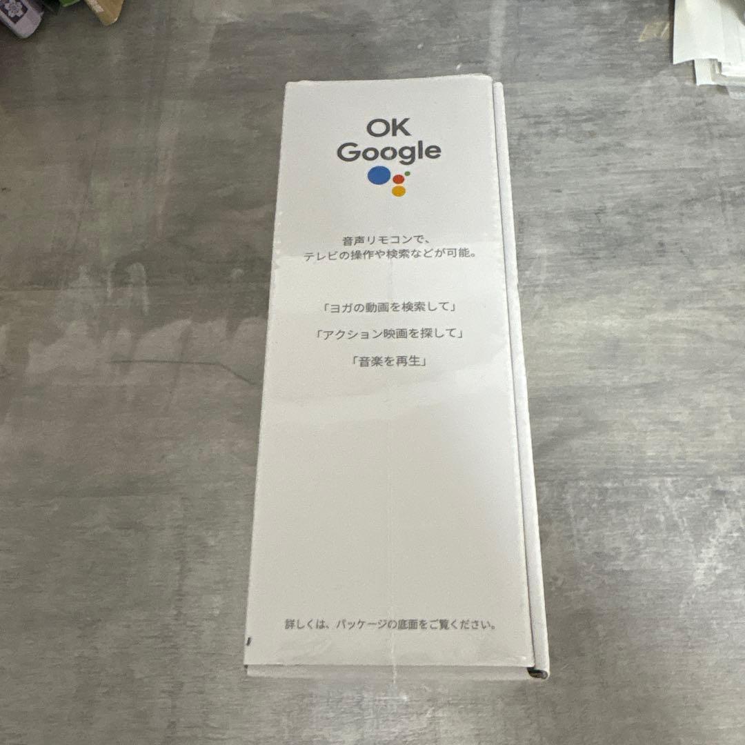 新品•未開封　Chromecast with Google TV 4K ホワイト