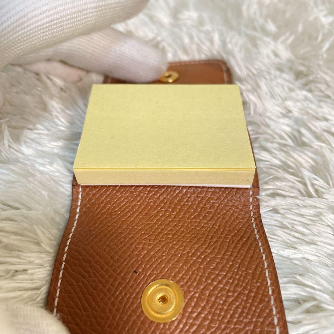 HERMES エルメス レザー 付箋ケース ヴォーエプソン ヴィンテージ