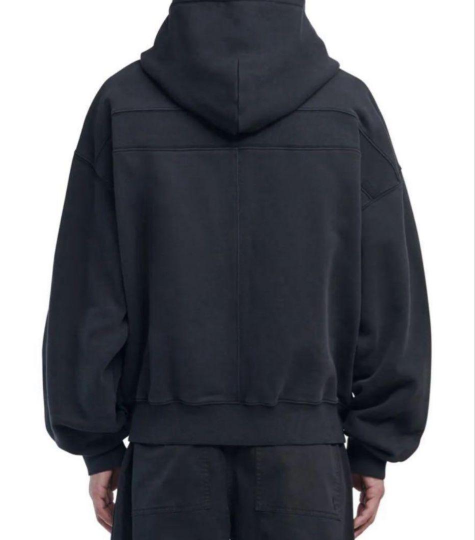 トップス NOMANUAL OVERDYED D.F.L HOODED ZIP-UP M