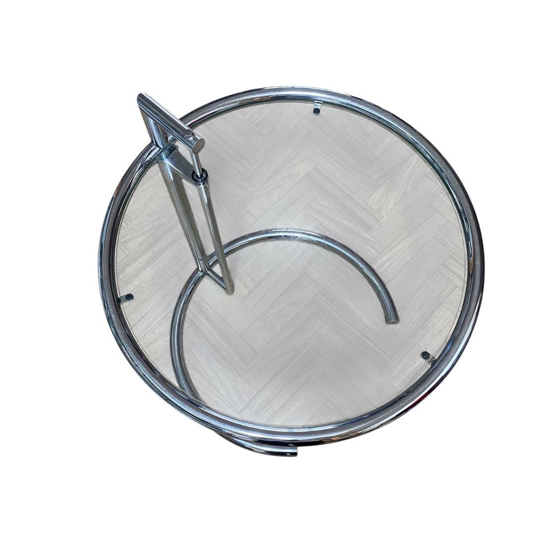 【良品】EileenGray アイリーングレイ リプロ品 アジャスタブルテーブル