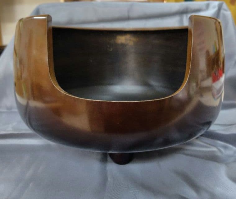 道安造　唐鐘道安風櫨　窯　茶道具　煎茶　木箱付　昭和レトロ