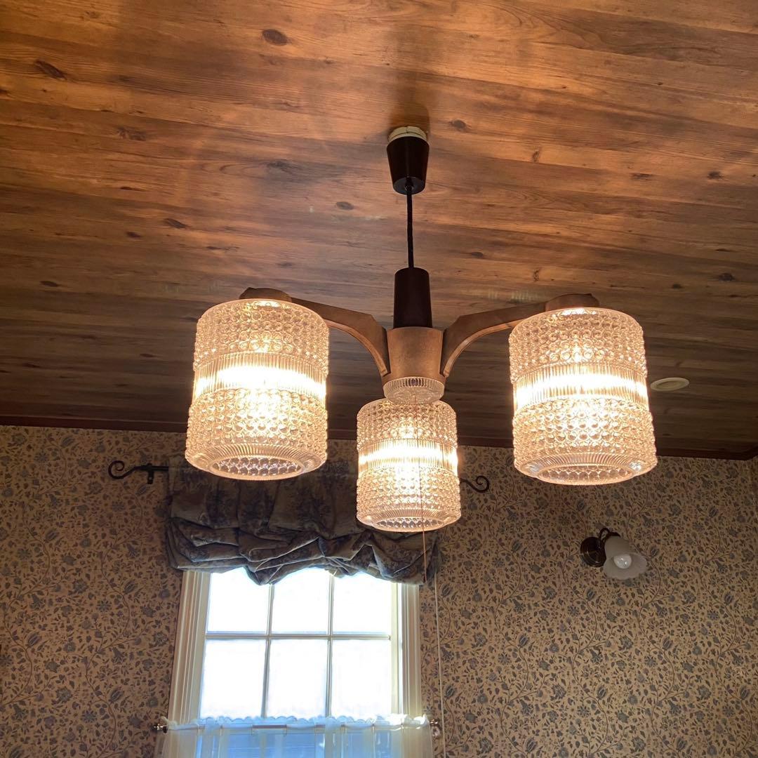 ビンテージ照明　シーリングライト　昭和レトロ　天井照明　単品使用が可能です