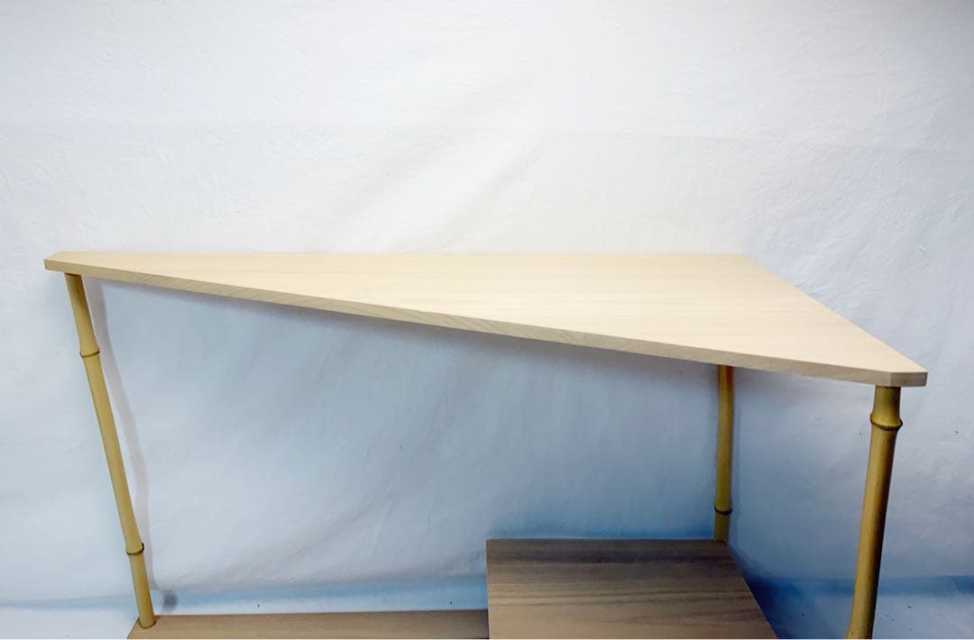 未使用 茶道具 花月庵好 松風棚 桐木地 煎茶台す 元箱