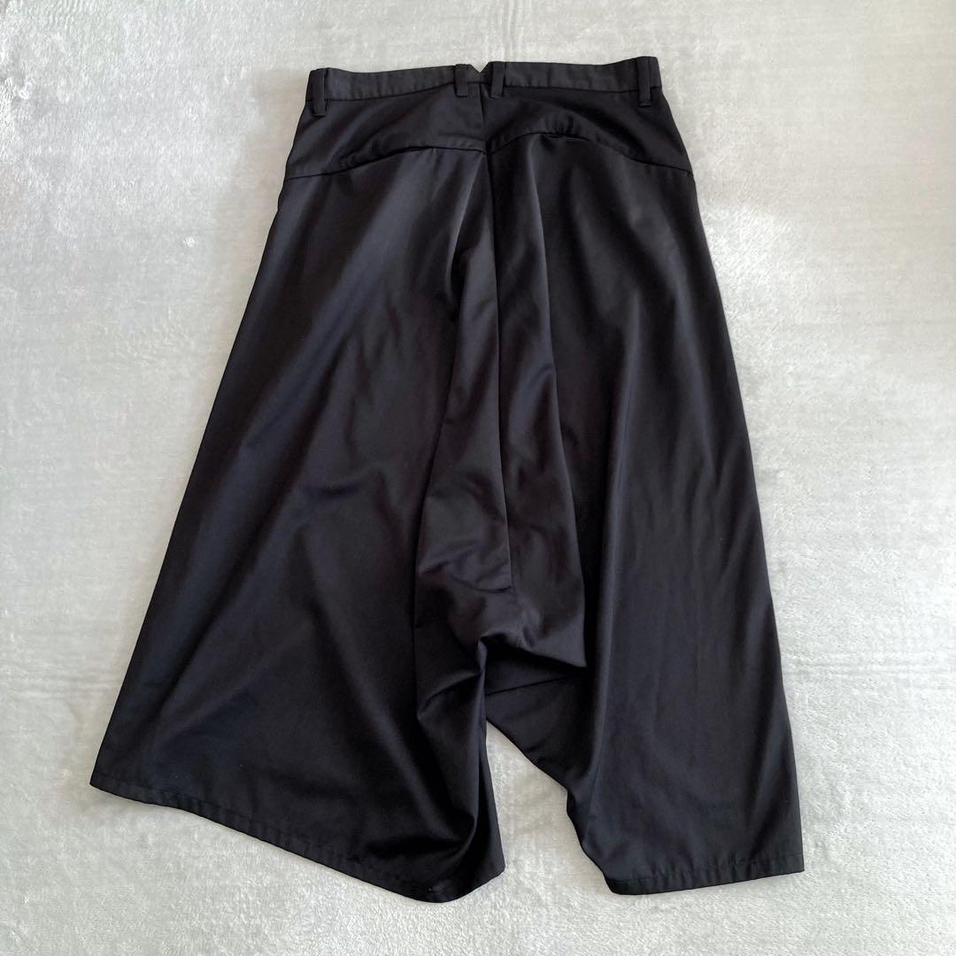 美品 NO ID. TRドレープバギートラウザーズパンツ 黒 サイズ2