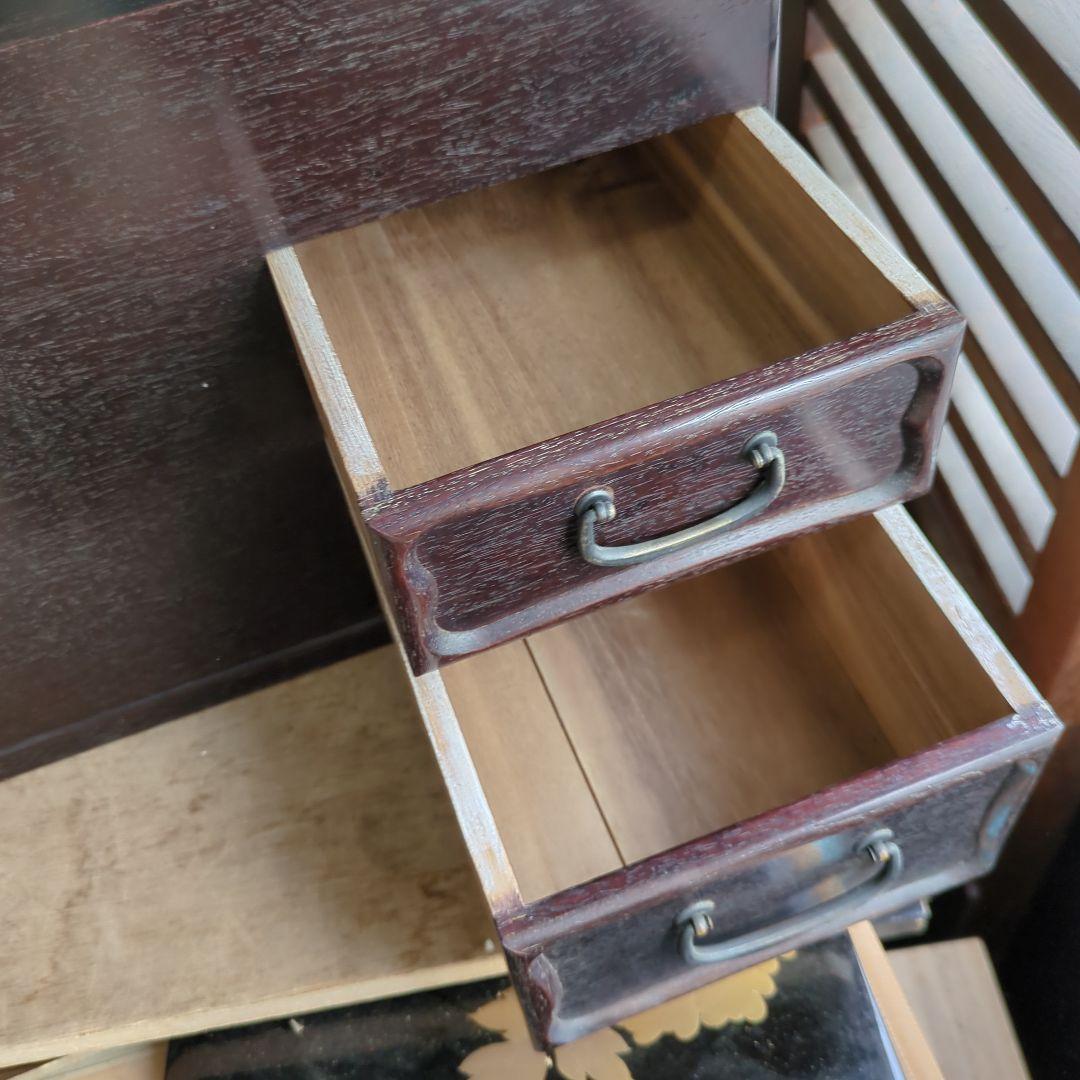 骨董 長火鉢 火鉢 関東火鉢 木製 内側銅器 アンティーク テーブル