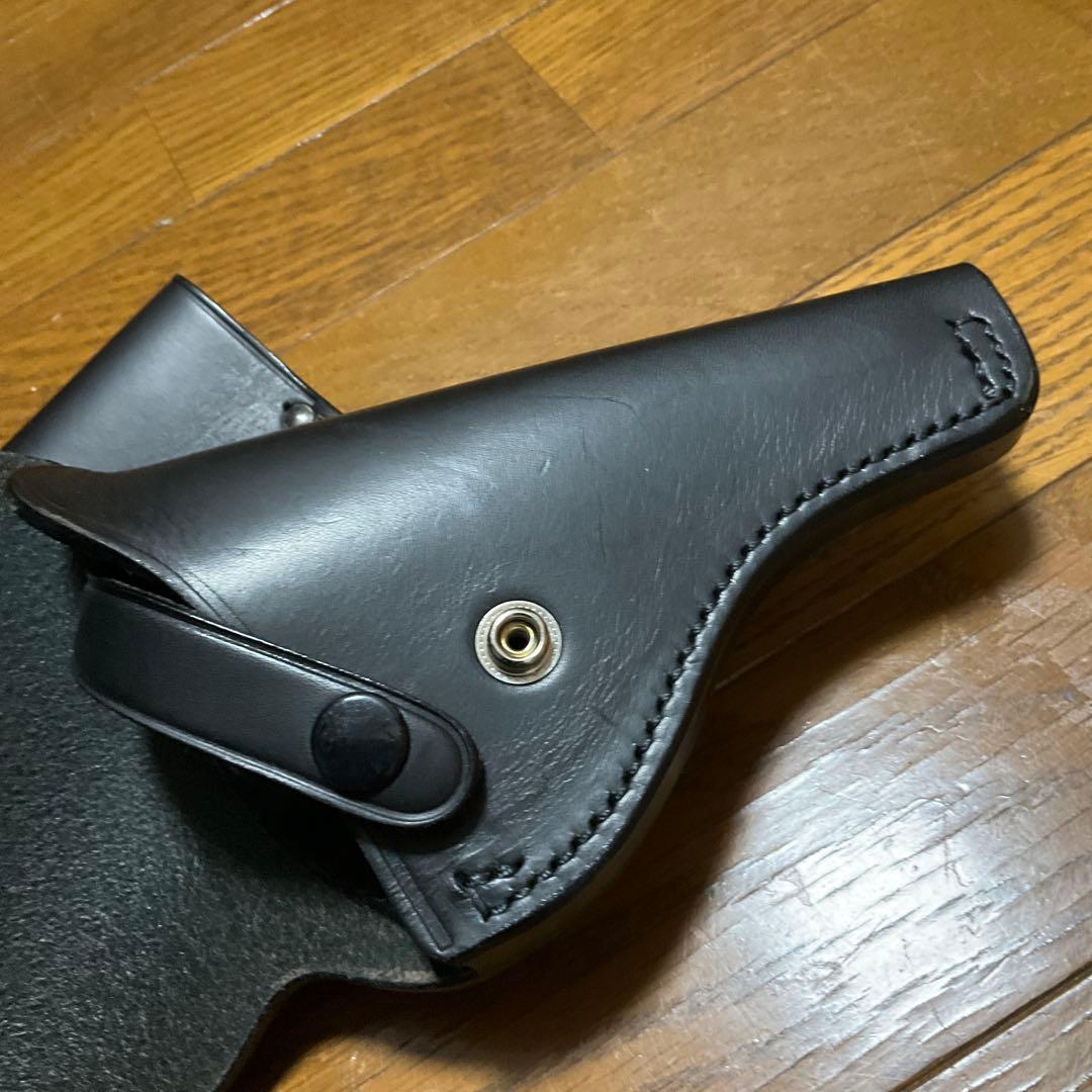 ニューナンブ レザー ホルスター 77.BYMS ブラック