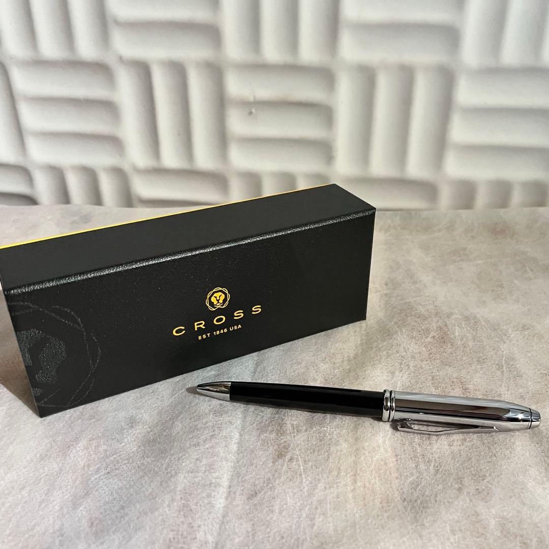 【新品同様】Cross ボールペン ブラック Townsend タキシード