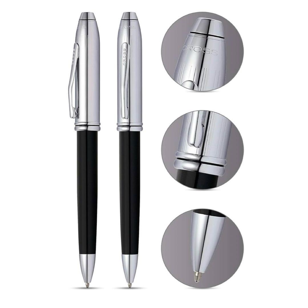 【新品同様】Cross ボールペン ブラック Townsend タキシード