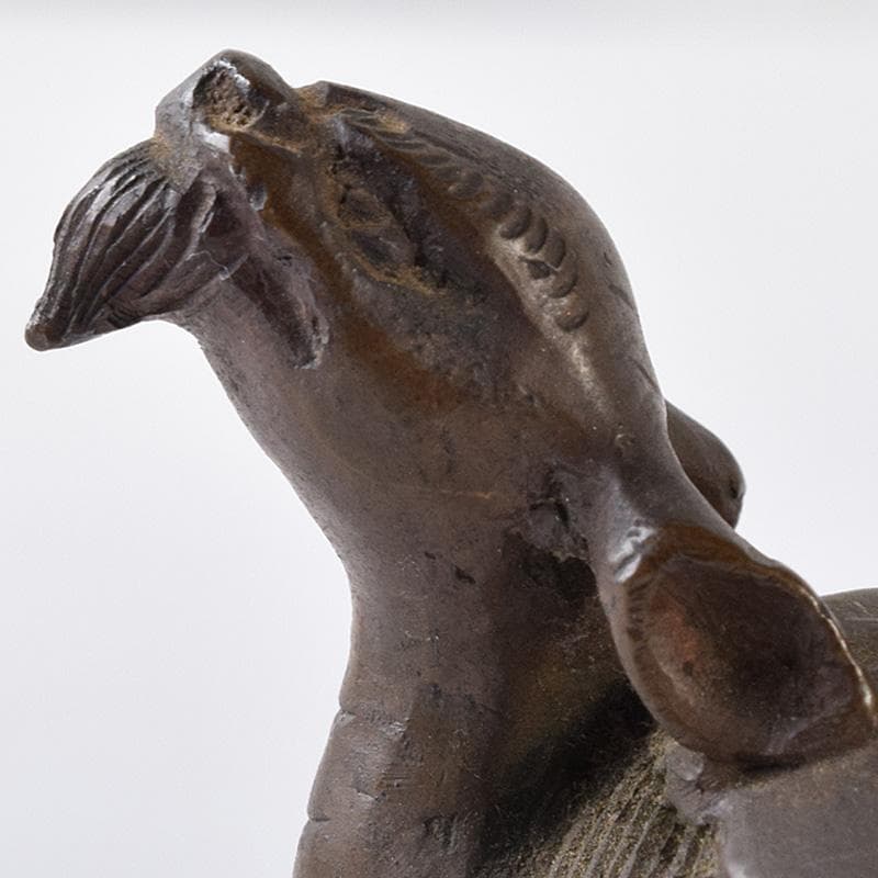 古銅宣徳銅　亀　神獣　置物　C　R8109