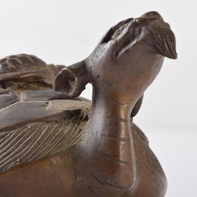 古銅宣徳銅　亀　神獣　置物　C　R8109