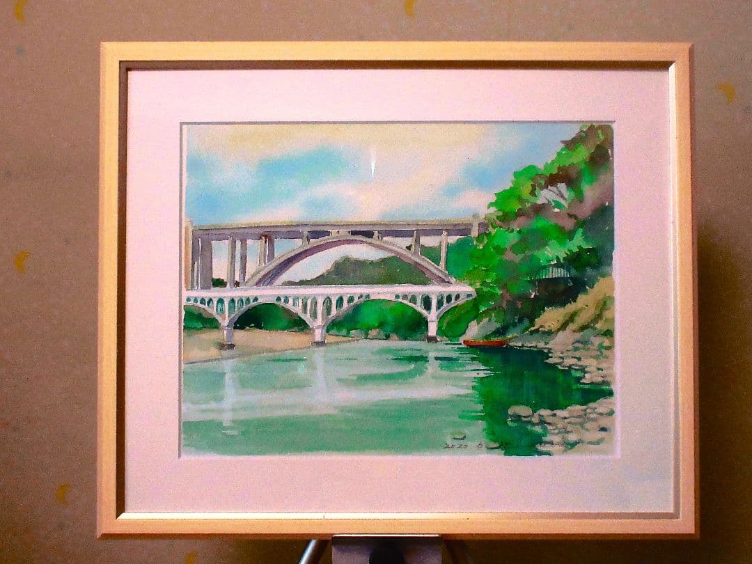 小倉橋( 水彩画 2020年作)
