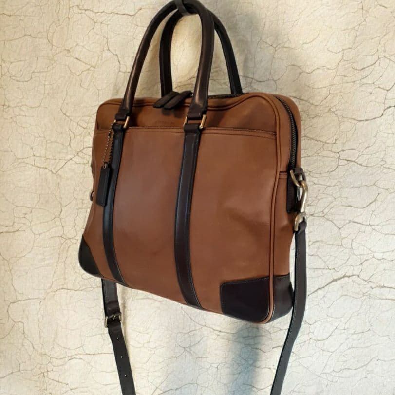 COACH 2way ビジネスバッグ ブリーフケース A4収納 オールドコーチ