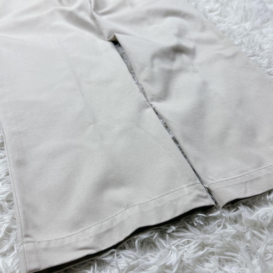 90s 美品　ポロバイラルフローレン　チノパンツ　ベージュ　ツータック W35