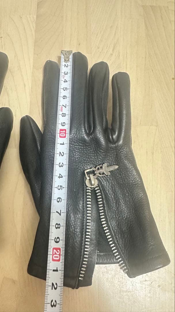 CHROME HEARTS クロムハーツ ダガージップ グローブ レザー手袋