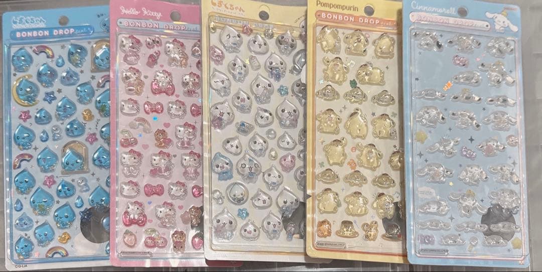 ボンボンドロップ・ウォーターシール 39点セット 値下げ交渉可