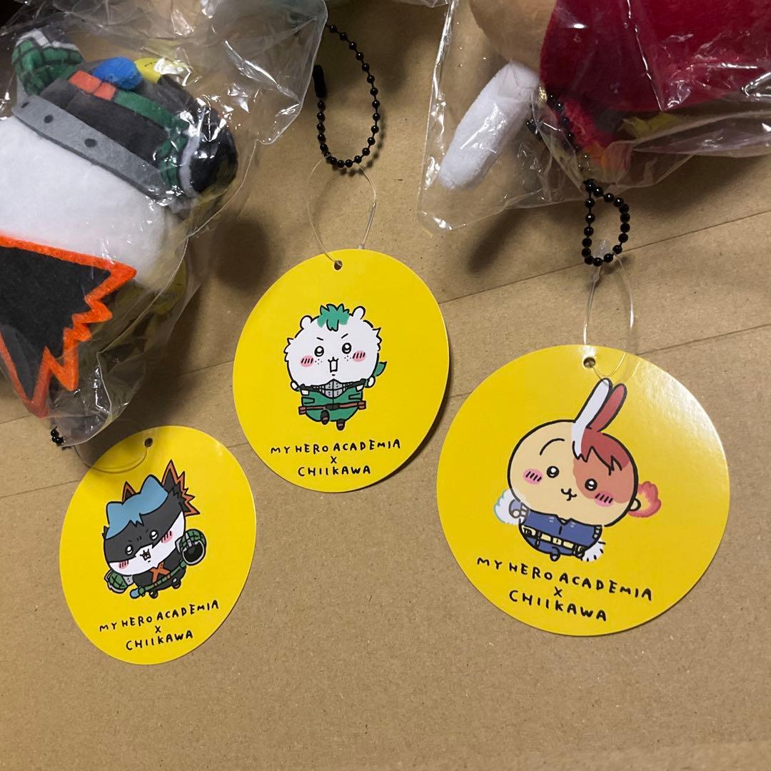 ちいかわ　僕のヒーローアカデミアコラボ　3点セット　新品未開封　ハチワレ　うさぎ