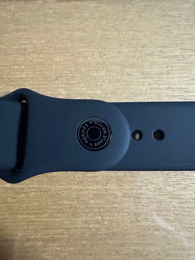 アップルウォッチ エルメス sportsバンド 45 黒 apple