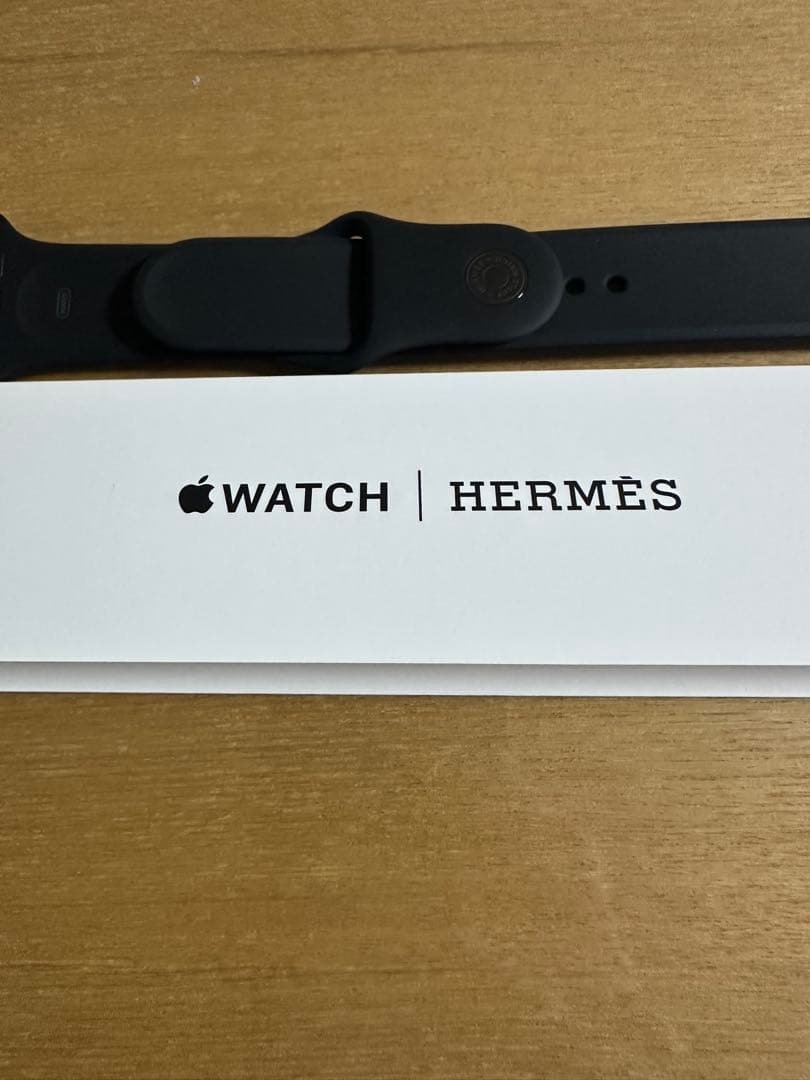 アップルウォッチ エルメス sportsバンド 45 黒 apple