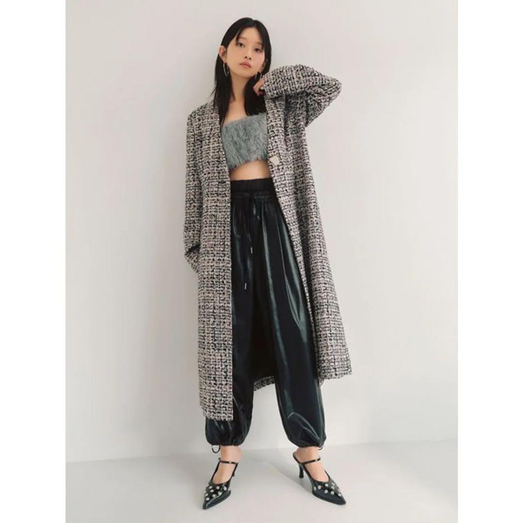 リリーブラウン　チェスターコート　ピンク