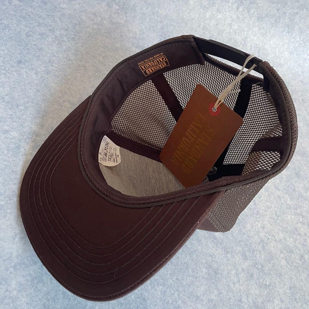 【新品未使用】スタンダードカリフォルニア メッシュキャップ キムタク着用 茶色