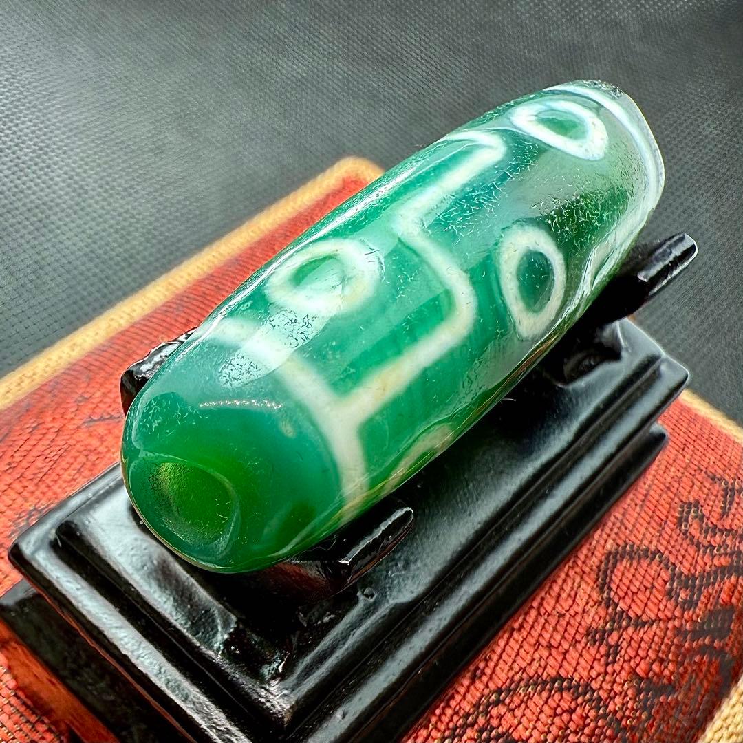 ◆激レア秘宝◆ 九眼天珠 1852 老天珠 ジービーズ お守り 呪物 護符