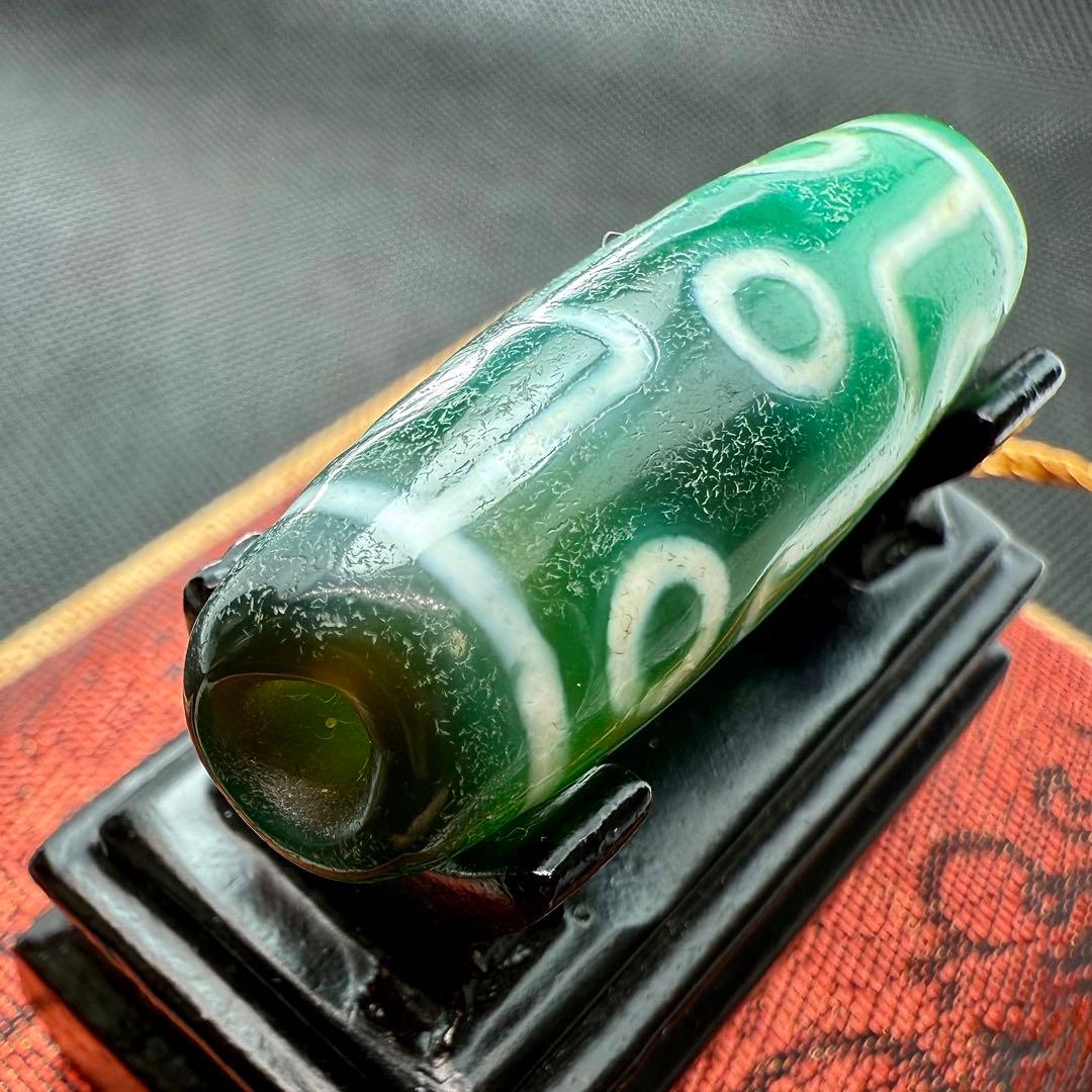 ◆激レア秘宝◆ 九眼天珠 1852 老天珠 ジービーズ お守り 呪物 護符