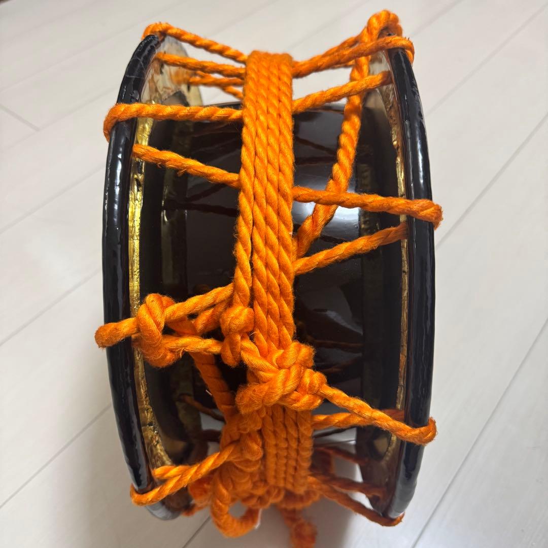 締太鼓 和太鼓 和楽器 バチ付き 伝統芸能