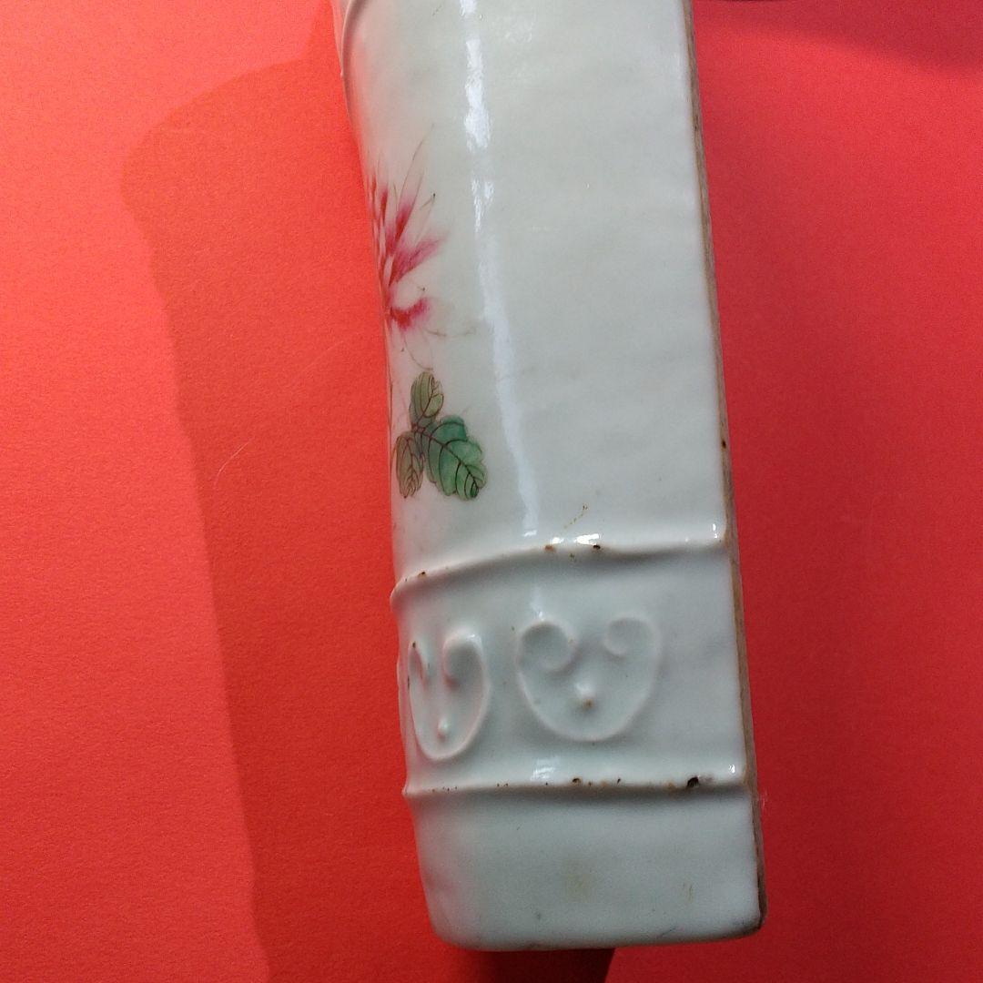 大清時代の壁掛け花入れ器