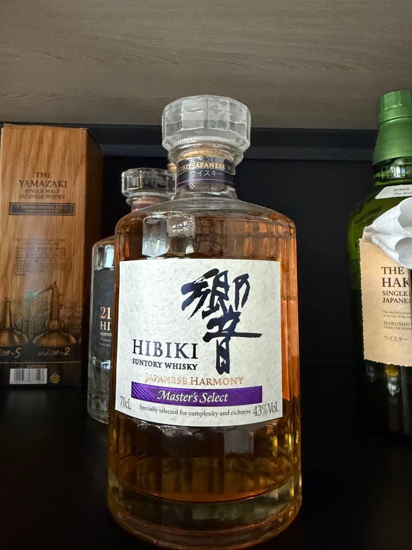 山崎2022 響マスターズセレクト　白州　新品未開栓3本と空ビン3本計6本セット