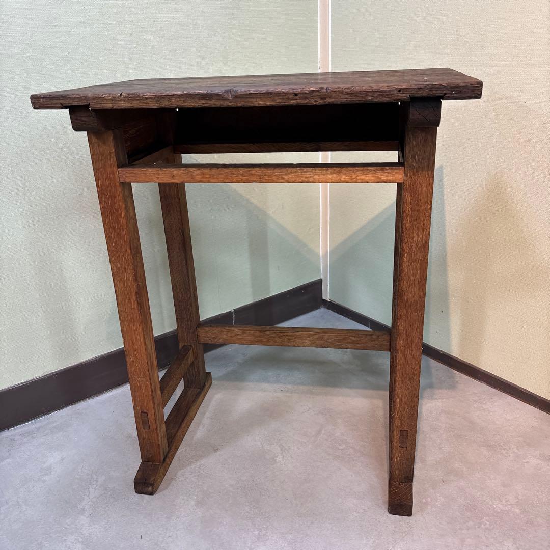 ヴィンテージデスク　昭和レトロ　小学校机 　アンティーク　机