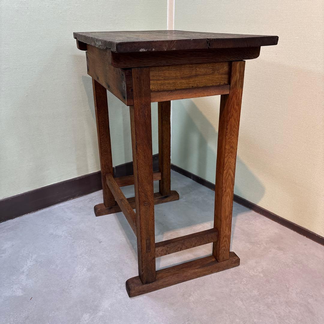 ヴィンテージデスク　昭和レトロ　小学校机 　アンティーク　机