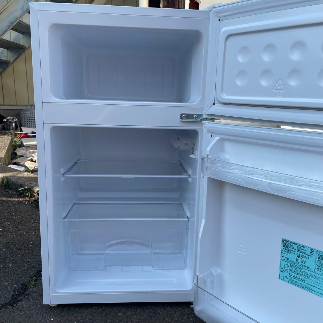 ハイアール 85L 小型2ドア冷凍冷蔵庫 【JR-N85B】2018年製