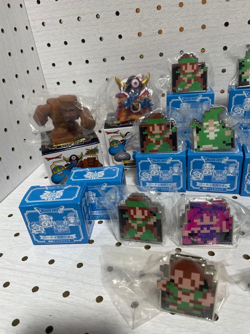 ドラクエ ふくびき所スペシャル 職業ドットクリップ&指人形セット