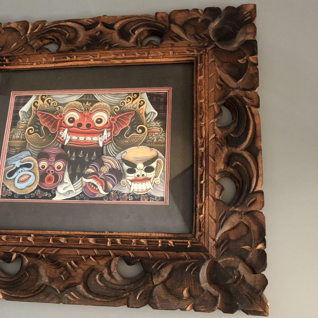 バリ島　額絵　③