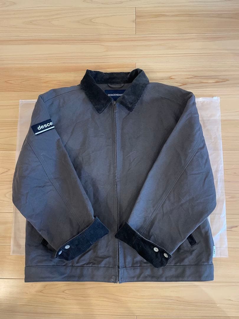 DESCENDANT EDDIECO DUCK JACKET L グレー