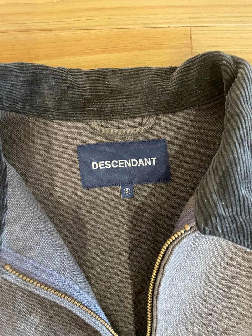 DESCENDANT EDDIECO DUCK JACKET L グレー